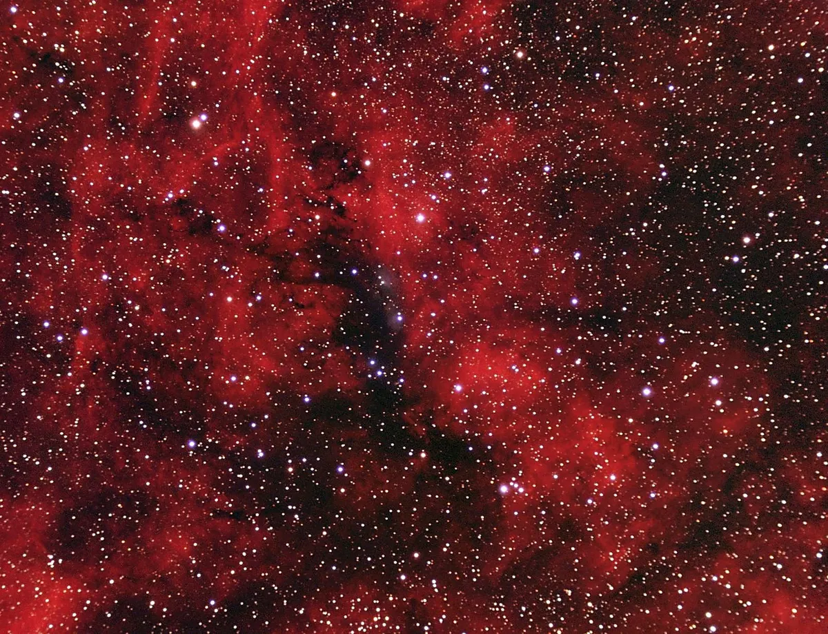 NGC6914 Reflection Nebula by Mark Griffith, Swindon, Wiltshire, UK. Equipment: Skywatcher NEQ6 pro mount & Equinox 80mm refractor, Atik 383L  camera, motorised filter wheel and Astronomik Ha RGB filters.