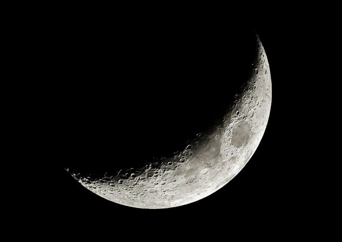 Moon by Brian R Bugler, Worth Matravers. Equipment: Canon 5D mk.III, Celestron Nexstar 127