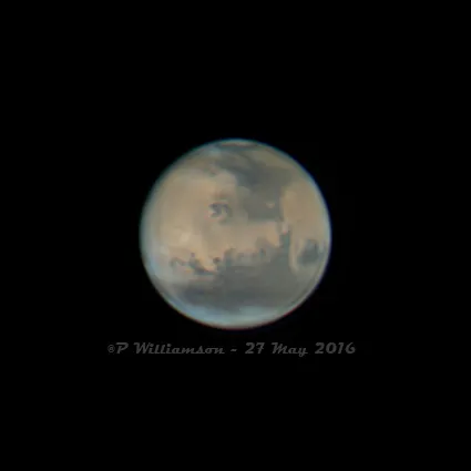 Mars by Paul Williamson, Abu Dhabi. Equipment: C11, ASI 224 CCD.