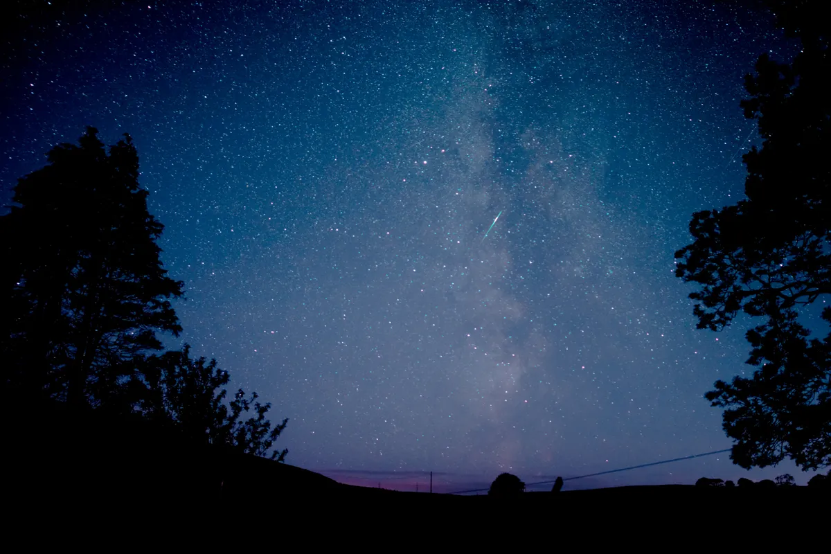 Perseid over Southern Milky Way by Scott, Scottish Borders, UK. Equipment: Canon 5D MK III, Samyang 24mm.
