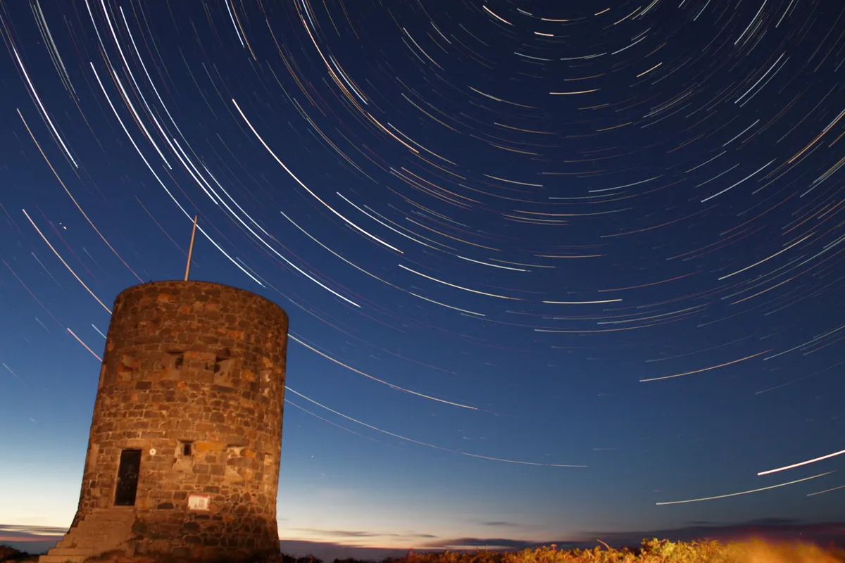 Remember the 500 rule when imaging the night sky to avoid star trails. Credit: Peter Brown