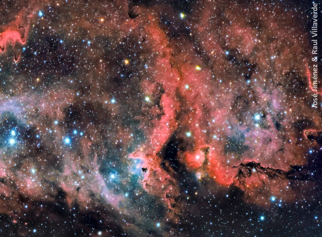IC 1848 Soul Nebula by José, La Jonquera, Girona, Spain. Equipment: MN190, Atik 383, Taka 106, Canon 550D.