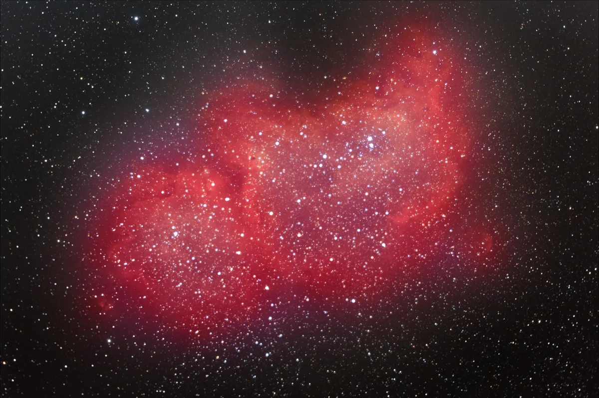 IC 1848 The Soul Nebula by Martin Pyott, St Andrews, UK. Equipment: ALtair Astro 66mm ED Refractor, IOptron Smart EQ mount (unguided), Modified Baader and cooled Canon 600D