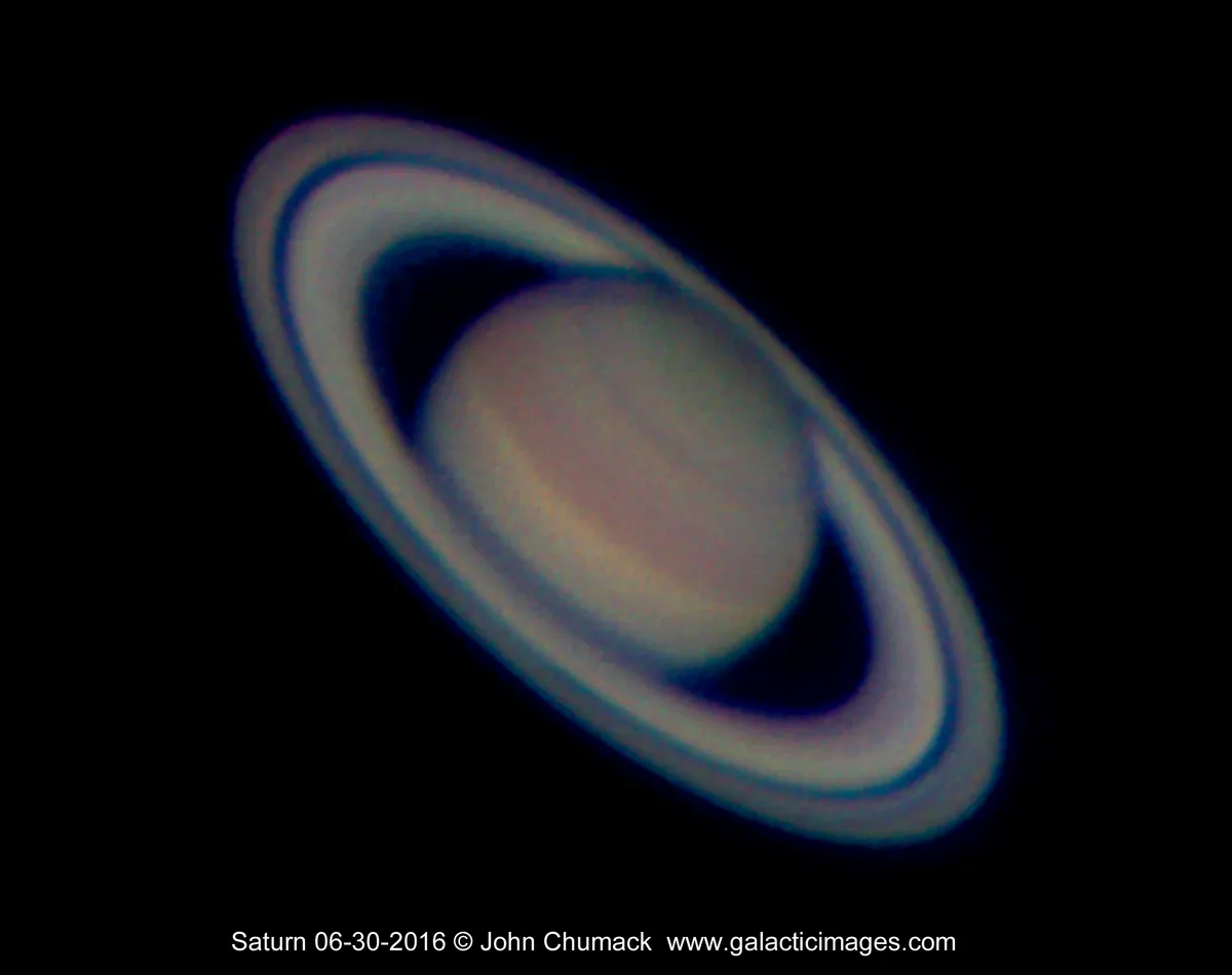 Saturn close-up by John Chumack, Dayton, Ohio, USA.