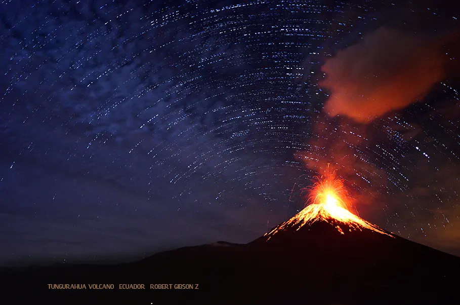 Tungurahua Volcano May 2013 by Robert Gibson Z, Ecuador. Equipment: Nikon D7000