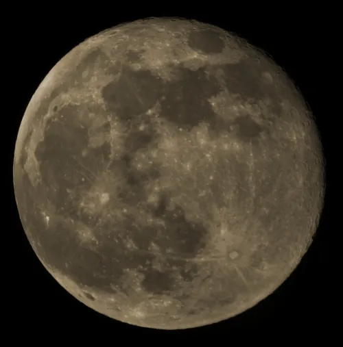 Moon August 11th by Philip Pugh, Chippenham, Wiltshire, UK. Equipment: Skymax 127, Panasonic Lumix.