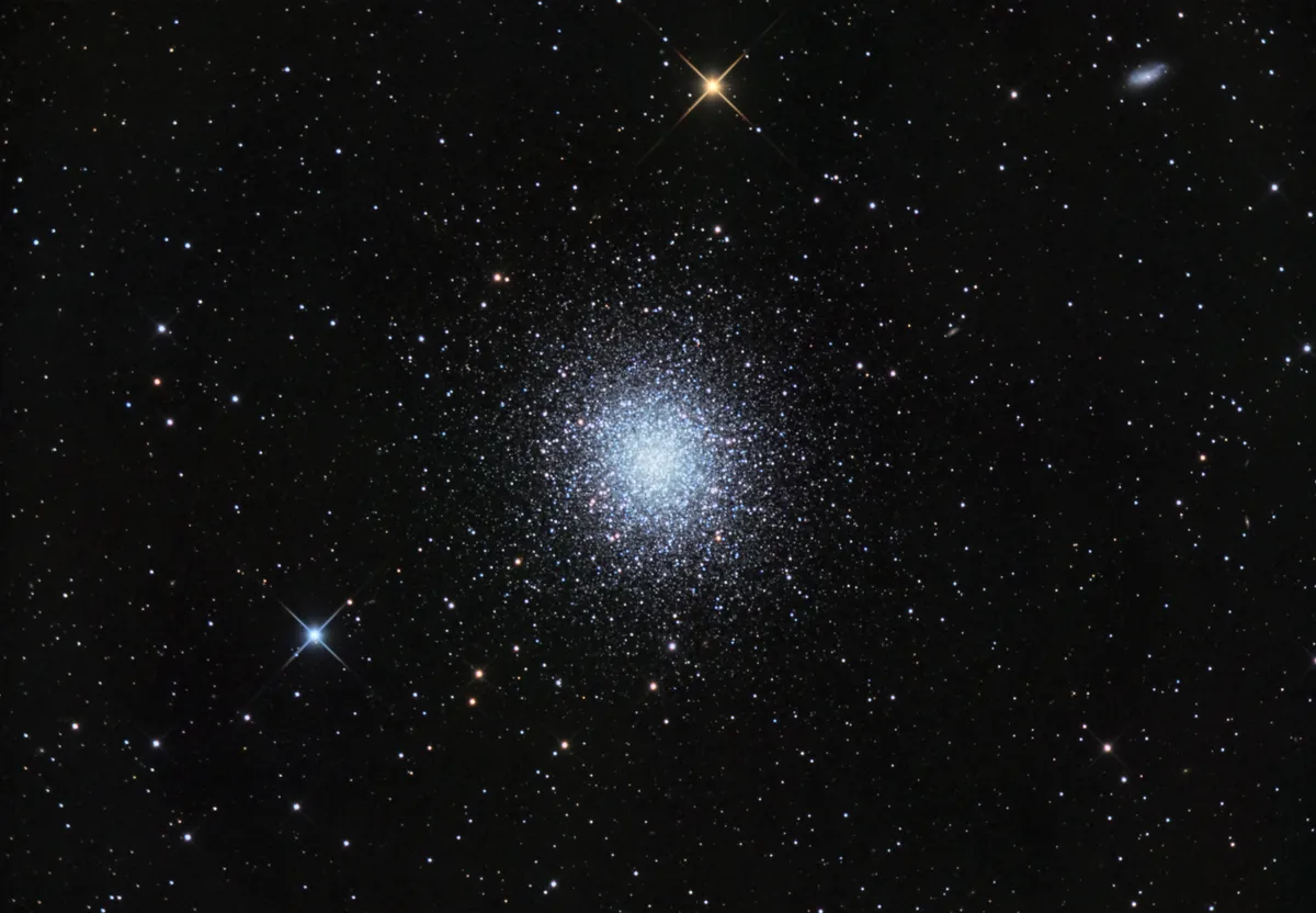 M13, the Hercules Cluster by Ron Brecher, NA, USA. Equipment: SBIG STL-11000M camera, Baader LRGB filters, 10