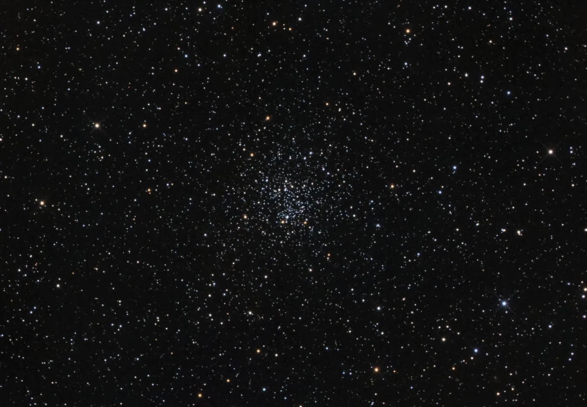 NGC 2420 by Ron Brecher, Ontario, Canada. Equipment: SBIG STL-11000M camera, Baader RGB filters, 10