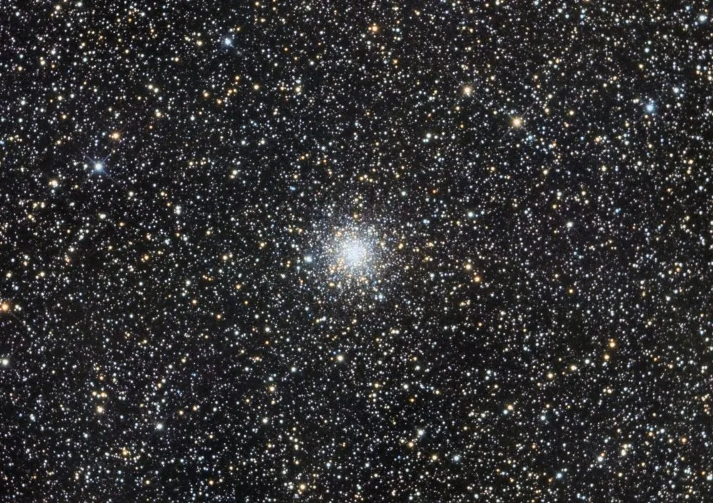 Globular Cluster M56 by Ron Brecher, Ontario, Canada. Equipment: SBIG STL-11000M, Baader LRGB filters, 10