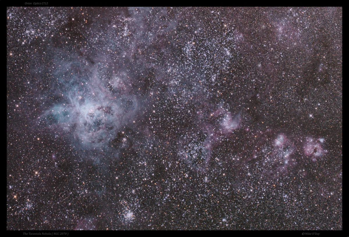 Tarantula Nebula by Mike O'Day, UK. Equipment: Orion Optics CT12 Newtonian, ASA 2
