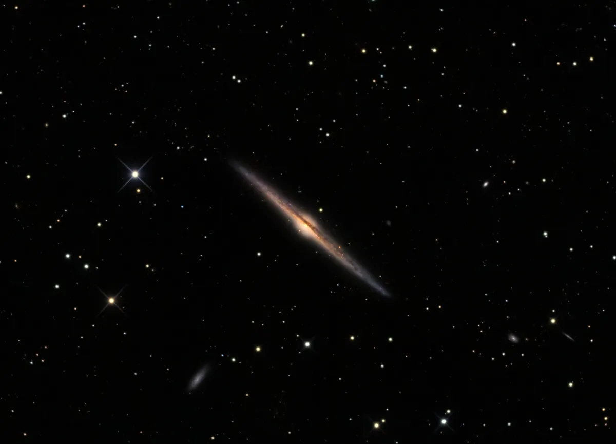 NGC 4565 by Ron Brecher, Ontario, Canada.