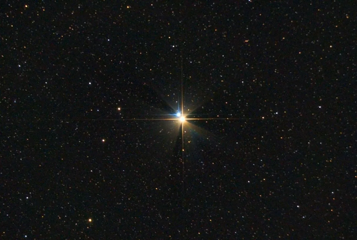 Double star Albireo in Cygnus by Houssem Ksontini.