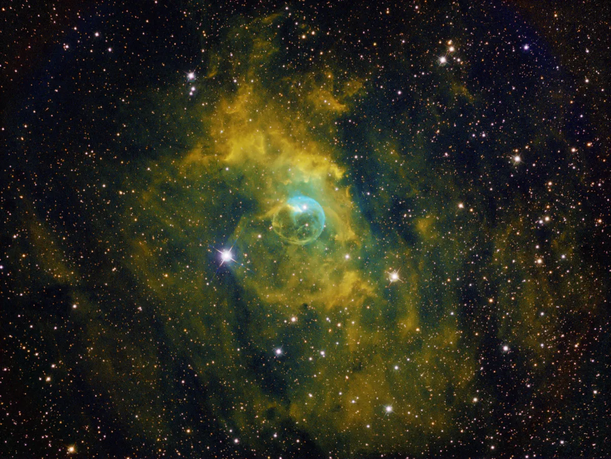 C11 Bubble Nebula by Mark Griffith, Swindon, Wiltshire, UK.