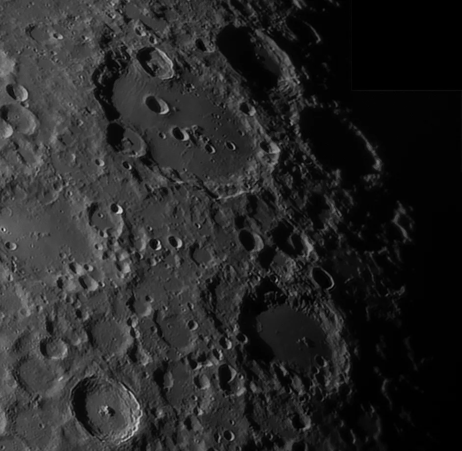 A panorama around the Clavius crater, by Houssem Ksontini.