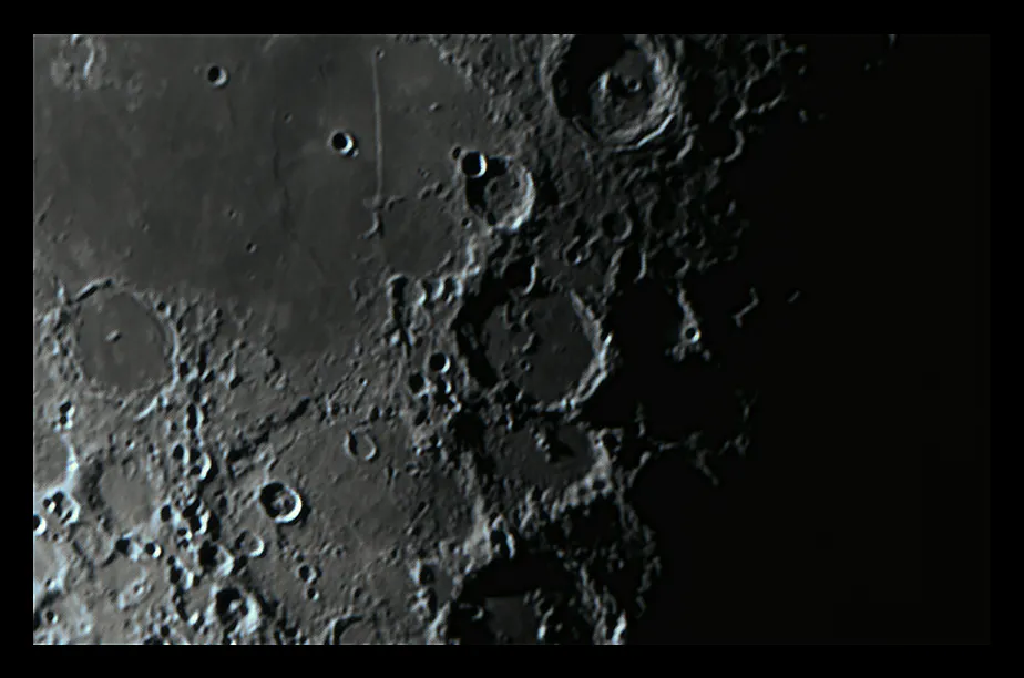 Mare Nubium South by Brian S Parker, Wales, UK. Equipment: 200mm Newtonian, QHY5T, NEQ6 Mount
