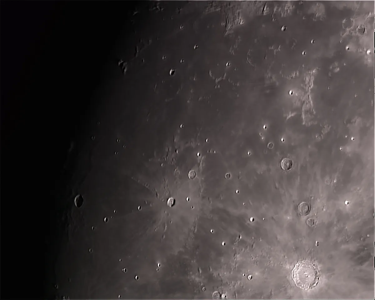 Copernicus and Kepler by Mike Jennings, Leeds, UK. Equipment: Celestron C8 SCT, QHY5 CCD.