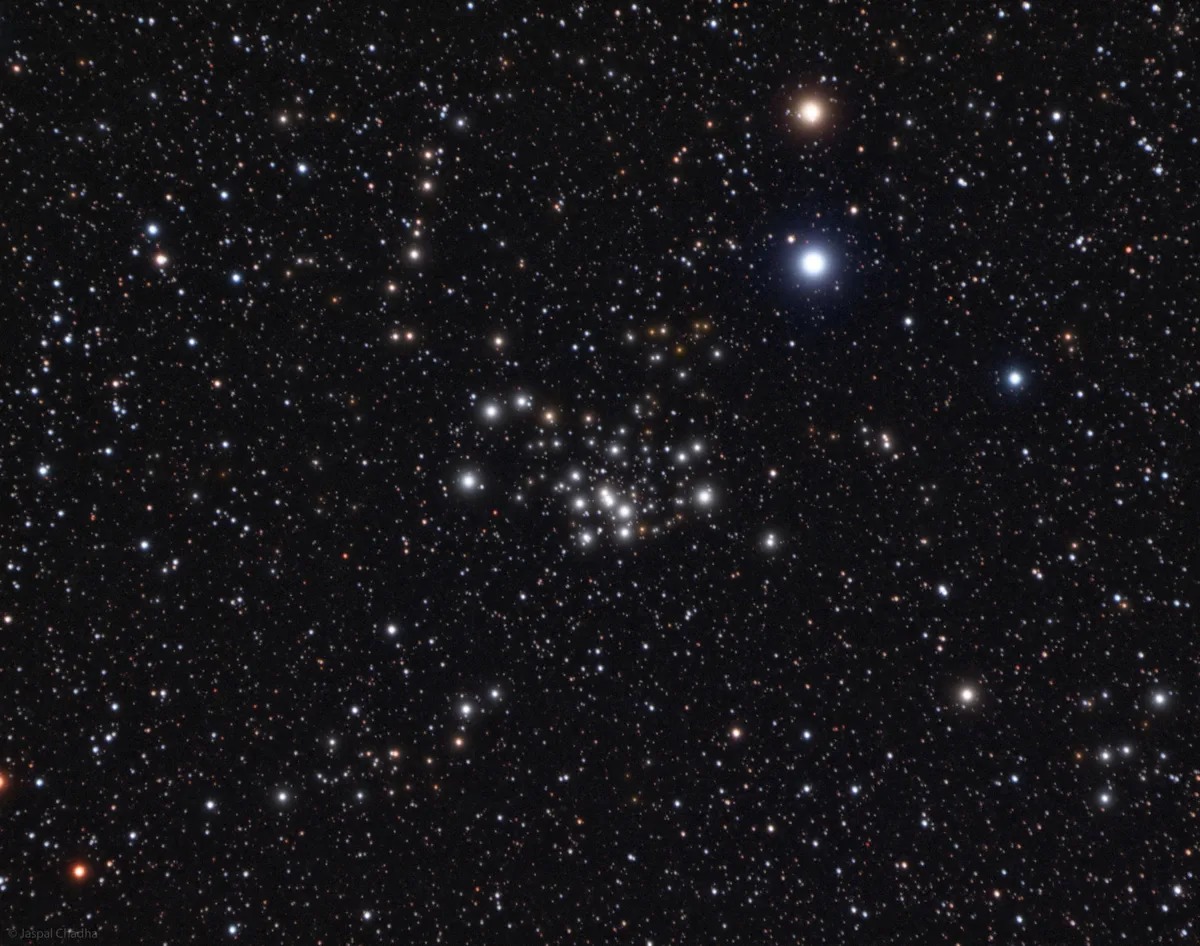 NGC 659 by Jaspal Chadha, London, UK. Equipment: Takahasi TOA - 130N, 690 CCD, Ioptron CEM60 (unguided)