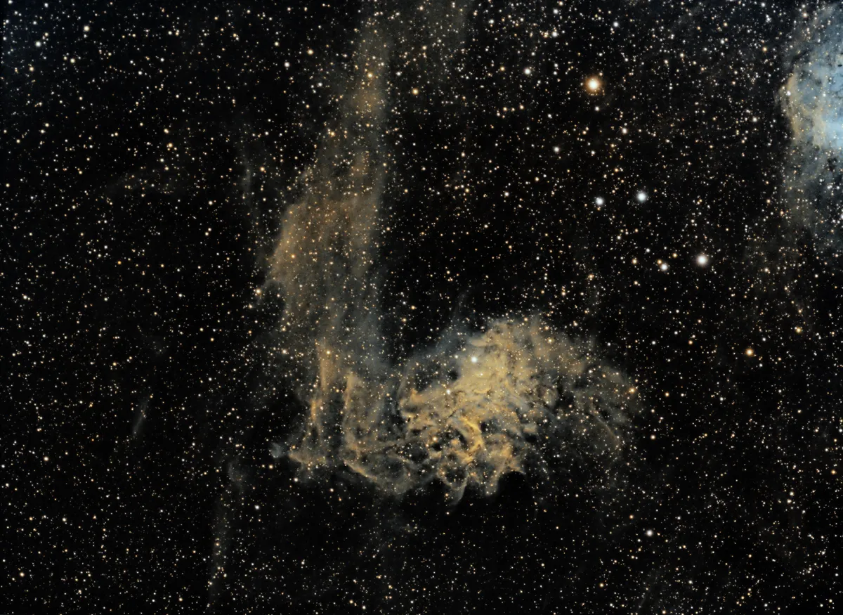 Flaming Star Nebula by Ahmed Rizwan Khan, London, UK.