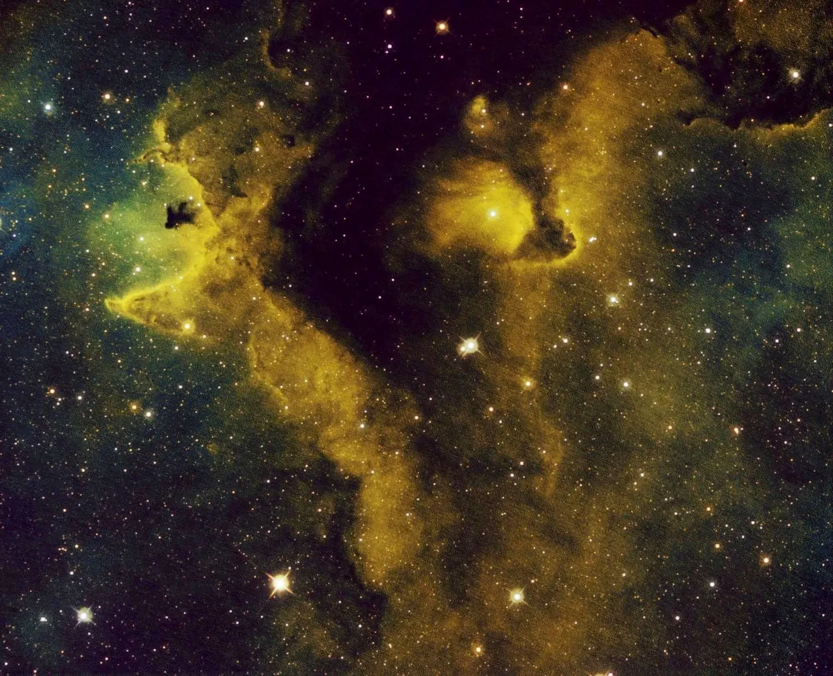 IC1848 Soul Nebula Closeup by Mark Griffith, Swindon, Wiltshire, UK. Equipment: Teleskop service 12