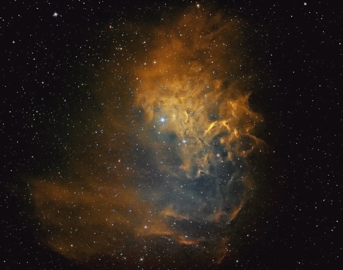 IC405 - The Flaming Star Nebula by Alastair Woodward, Derby, UK.