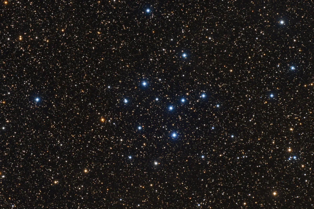 IC 4665 - Open Cluster by Bob Franke, Chino Valley, AZ, USA. Equipment: Takahashi FSQ-106ED, SBIG STF-8300M, Baader RGB filters, Losmandy G11 mount