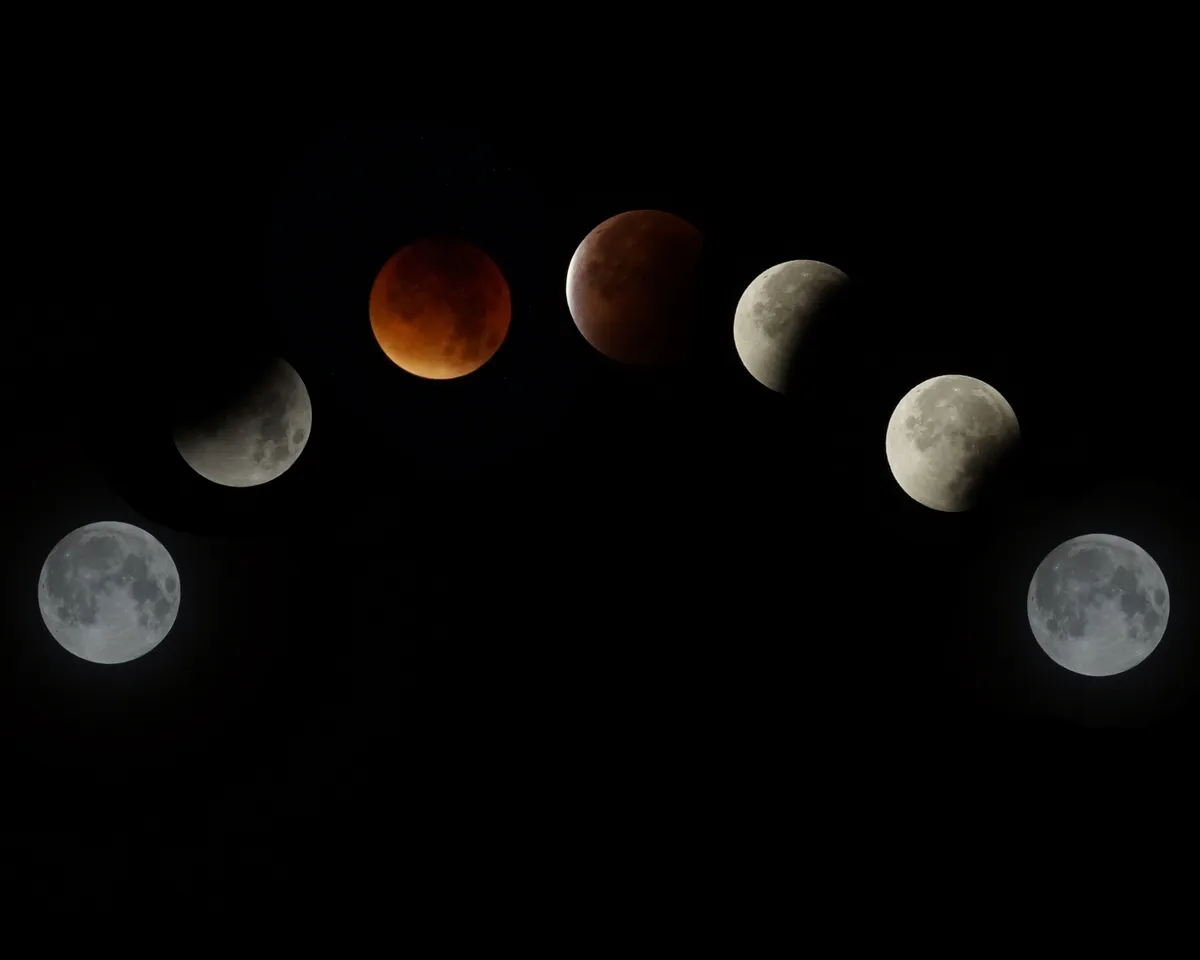 Lunar Eclipse (28/09/2015) by J Robertson, Somerset, UK.