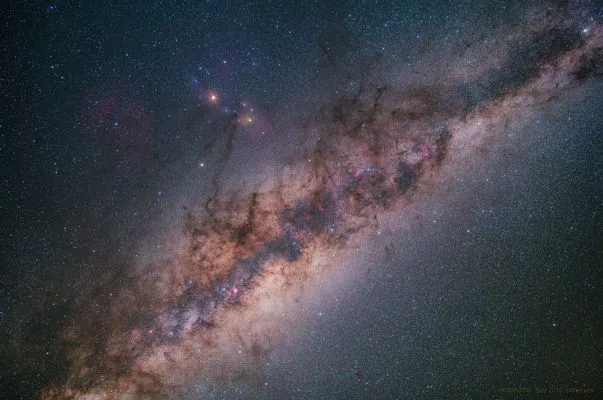 Milky Way Over Namibia by Mario Richter, Finsterwalde, Germany. Equipment: Canon 450d, Objektiv 24mm f4, Vixen GP DX