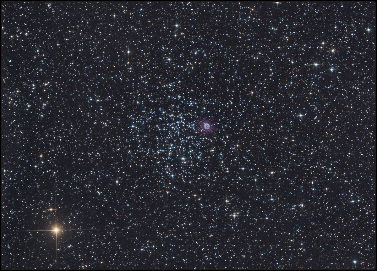 Messier 46 - a Widefield Image by Kfir Simon, Namibia. Equipment: 16