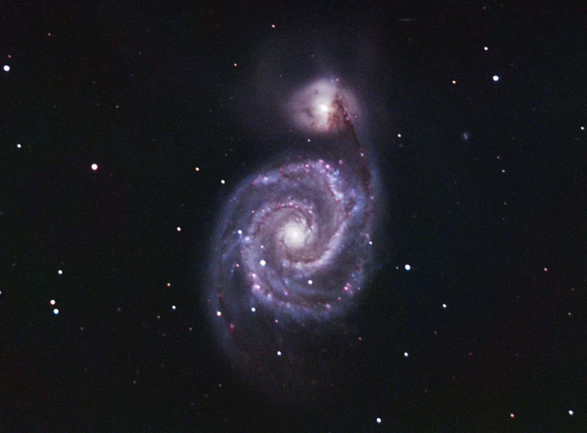 M51 Whirlpool Galaxy by Mark Griffith, Swindon, Wiltshire, UK.