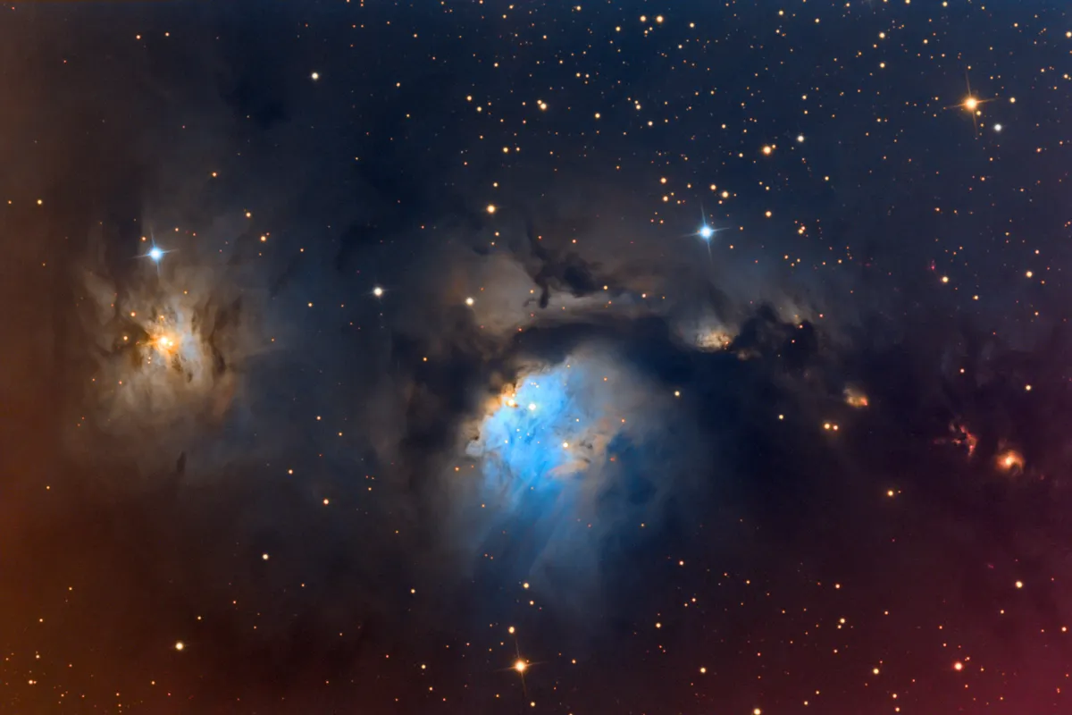 M78 - Nebulosa di Bob Franke, Chino Valley, Arizona, USA.  Attrezzatura: 12,5" RCOS Ritchie-Chretien, Paramount ME, SBIG STL11000M, Astrodon LRGB