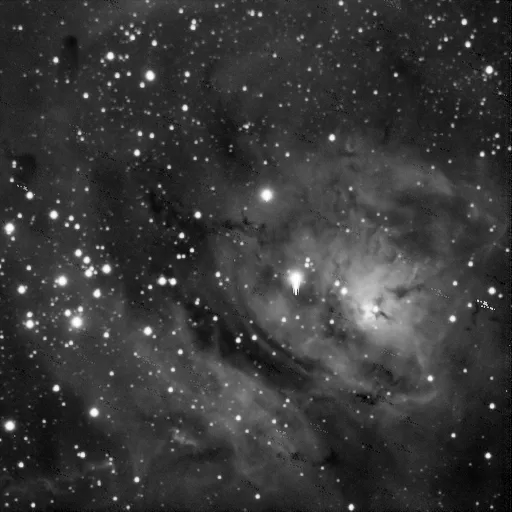 Messier 8 by Jose Manuel Perez, Observatori Astronòmic de l'Institut d'Alcarràs (OAIA), Spain. Equipment: Meade LX200 8