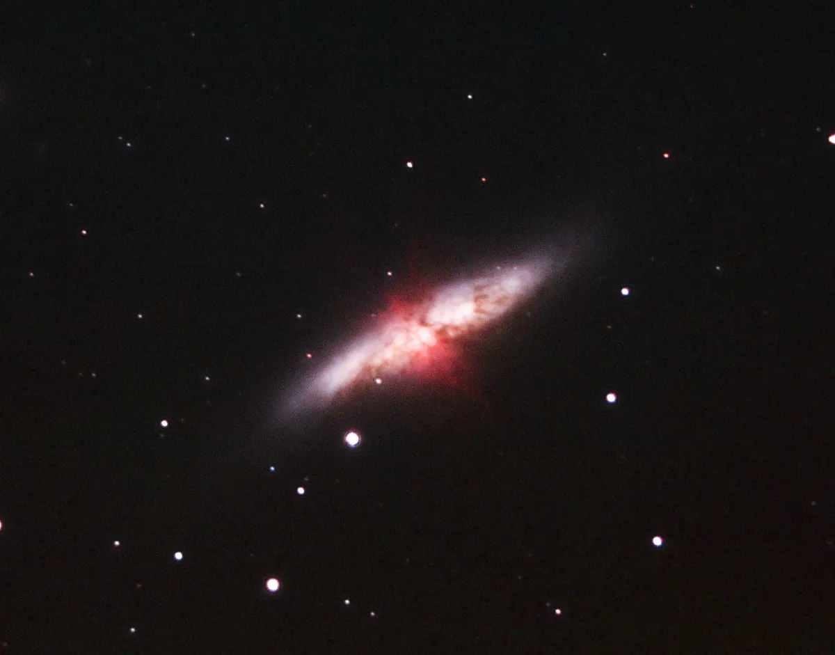 M82 Cigar Galaxy, by Mark Griffith.