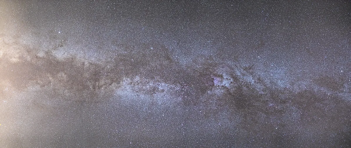 The Milky Way with 55mm lens by John Short, Derwent Reservoir, Durham. Equipment: Sony A7s, Zeiss 55mm lens.