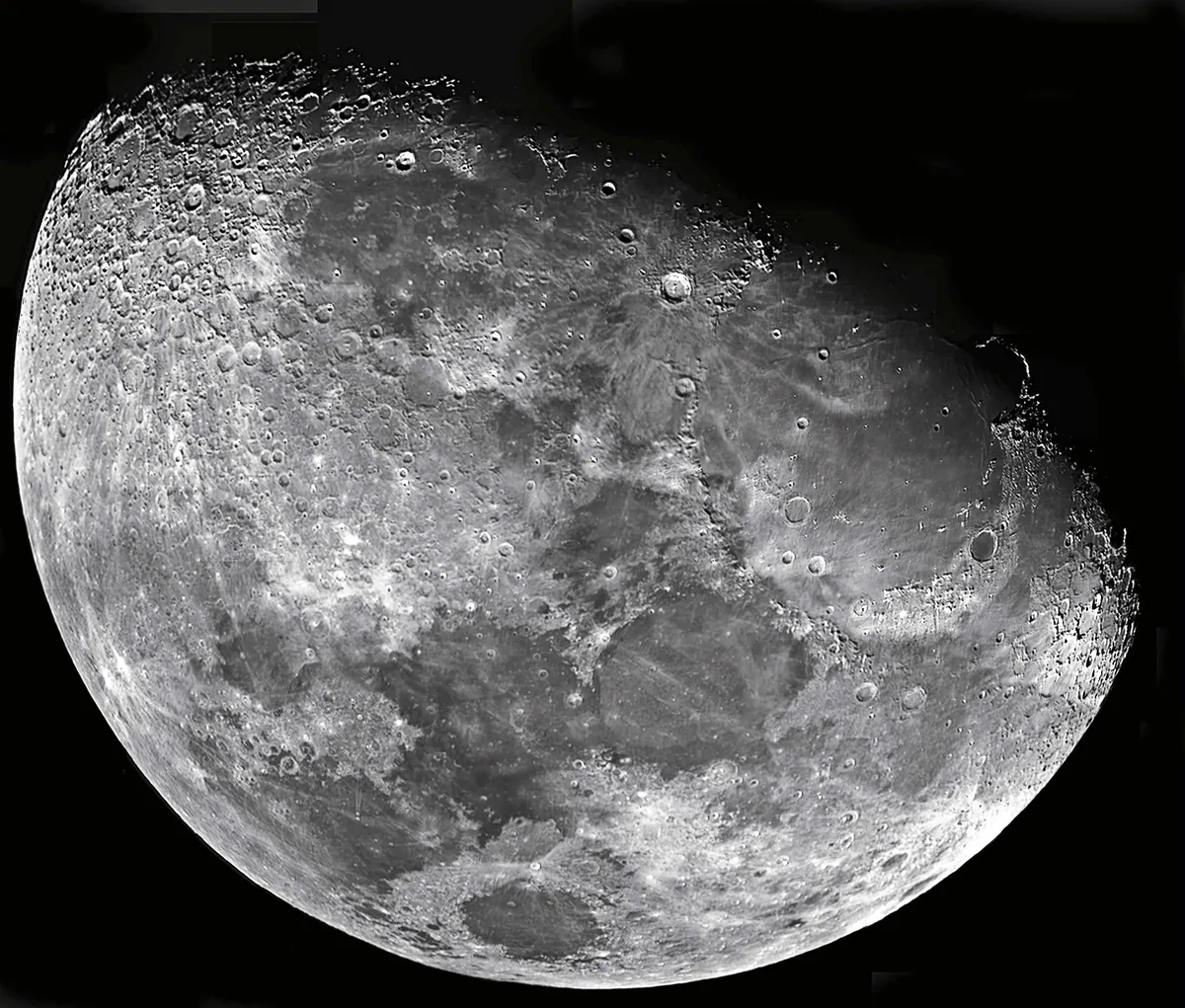 Moon Mosaic by Bill Reed, Street, UK. Equipment: Orion 10