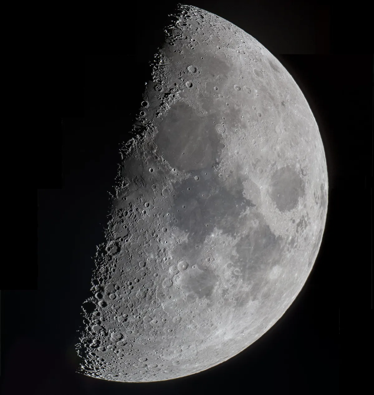 The Moon 15 Image Mosaic by John Short, Whitburn, Tyne and Wear, Uk. Equipment: Canon 70D, Celestron 8SE, 2x Barlow, CGEM mount