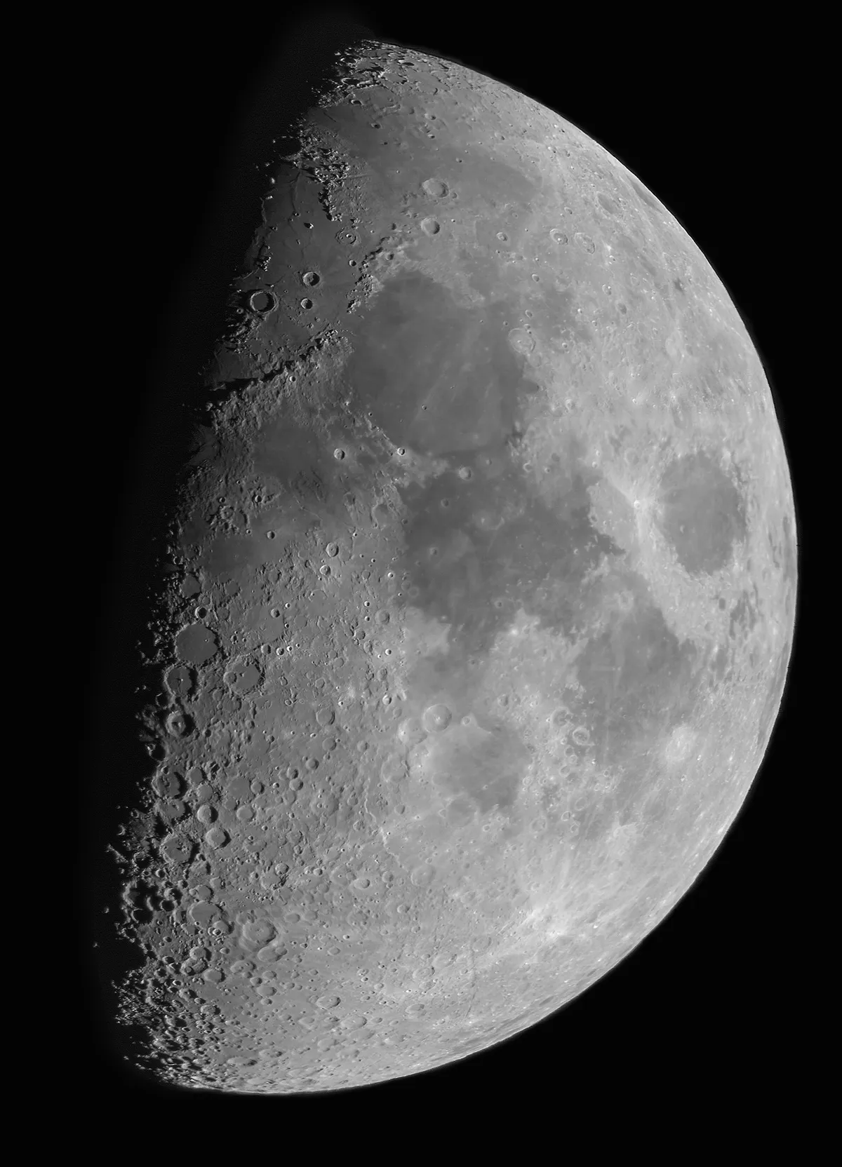 Moon Mosaic by John Short, Whitburn, Tyne and Wear, UK. Equipment: Canon 70, Celestron 8SE, Hyperion 8mm-24mm eyepiece.