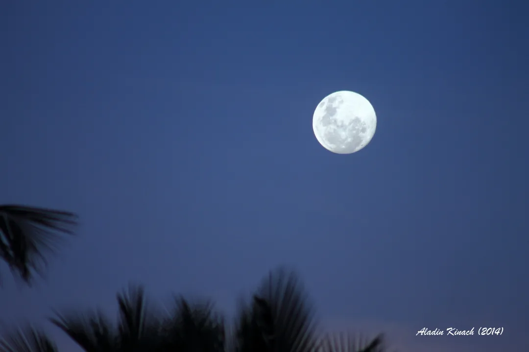 Moonset at Ilhéus by Aladin Kinach Rodrigues, Ilhéus, Bahia, Brazil. Equipment: Canon T3, EF75-300mm f/4-5.6.