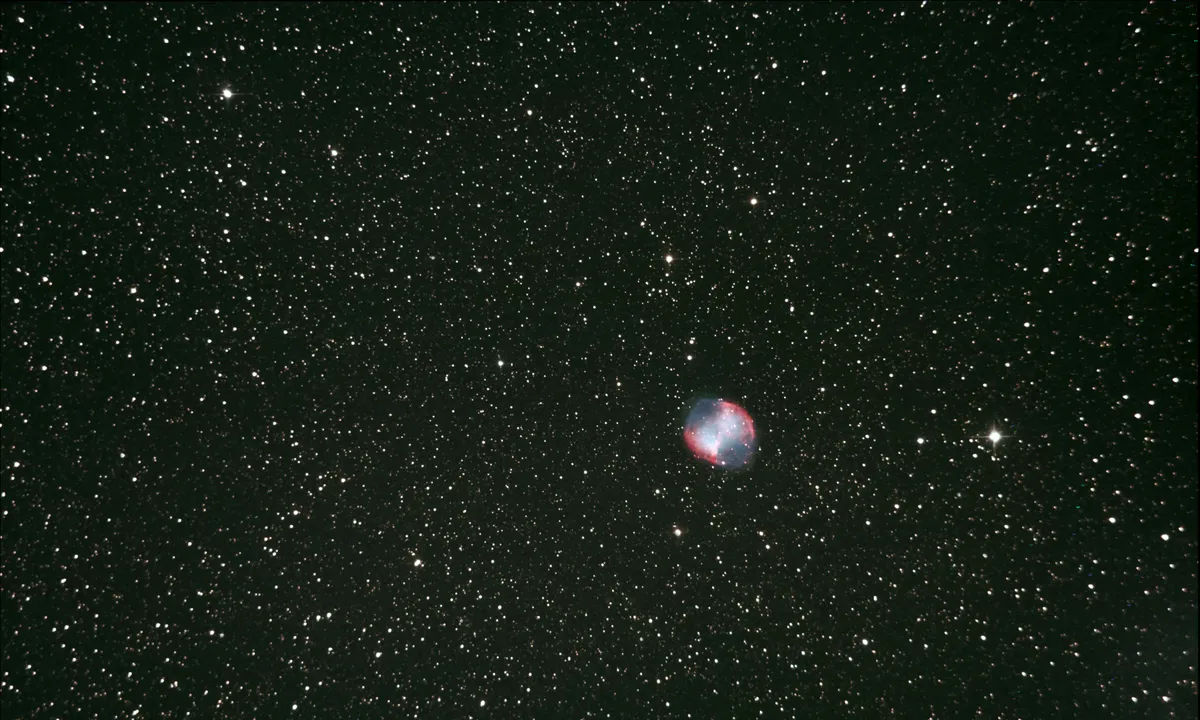 M27 Dumbell Nebula by Mark White, Chesterfield, UK.