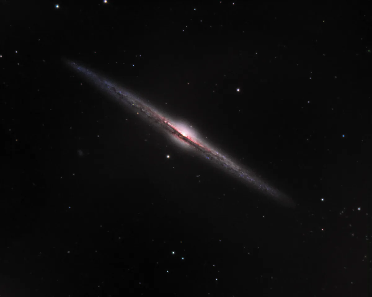 NGC4565 LRGB by Chris Heapy, Macclesfield, UK.