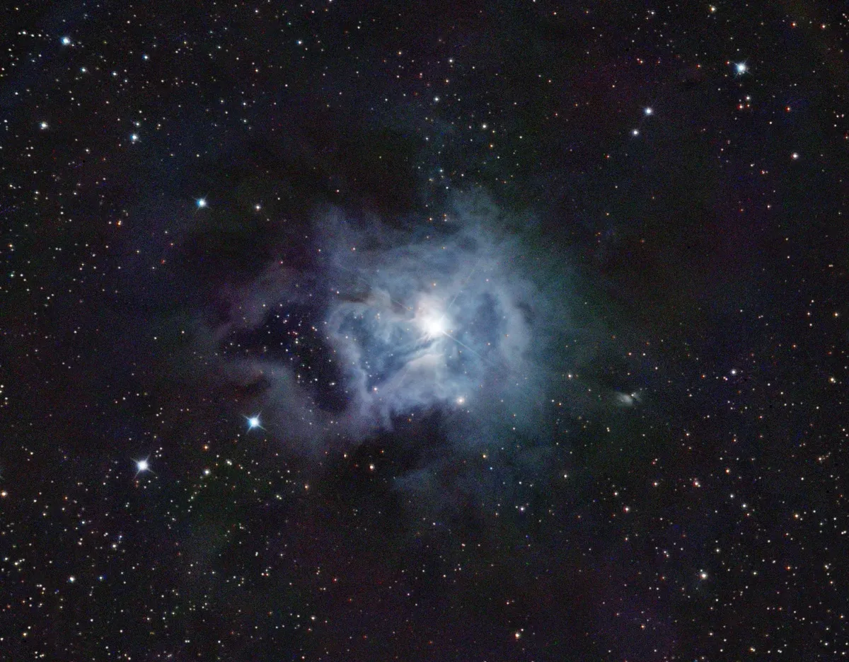NGC7023 Iris Nebula by Mark Griffith, Swindon, Wiltshire, UK. Equipment: Teleskop service 12
