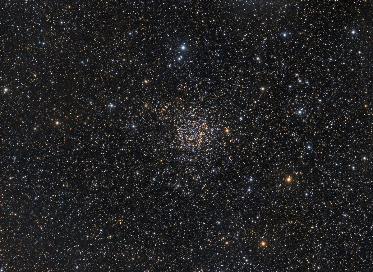 NGC 7789 Caroline's Rose by André van der Hoeven, Hendrik-Ido-Ambacht, The Netherlands. Equipment: TMB92, QSI583ws