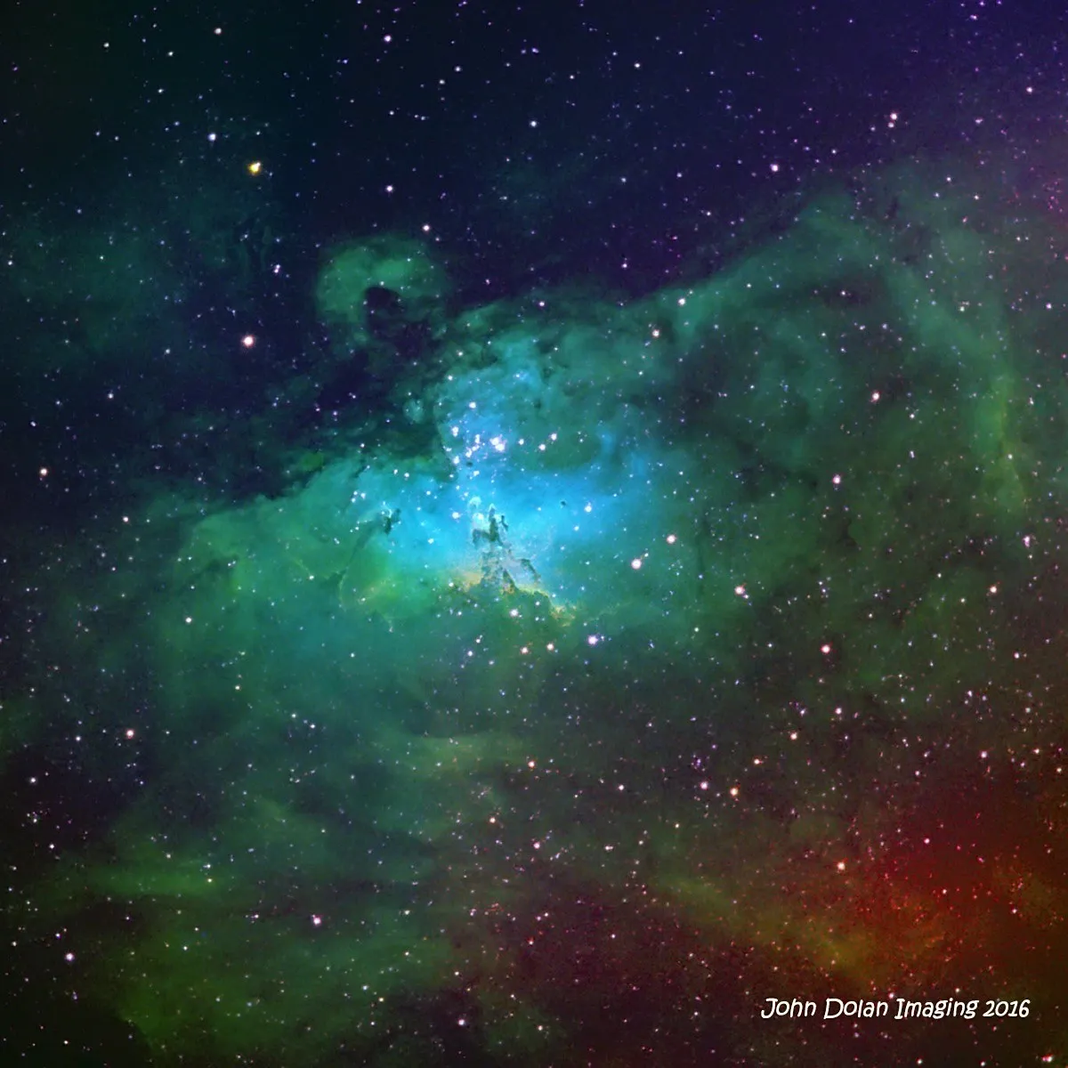 M16 Eagle Nebula by John Dolan, Dublin.