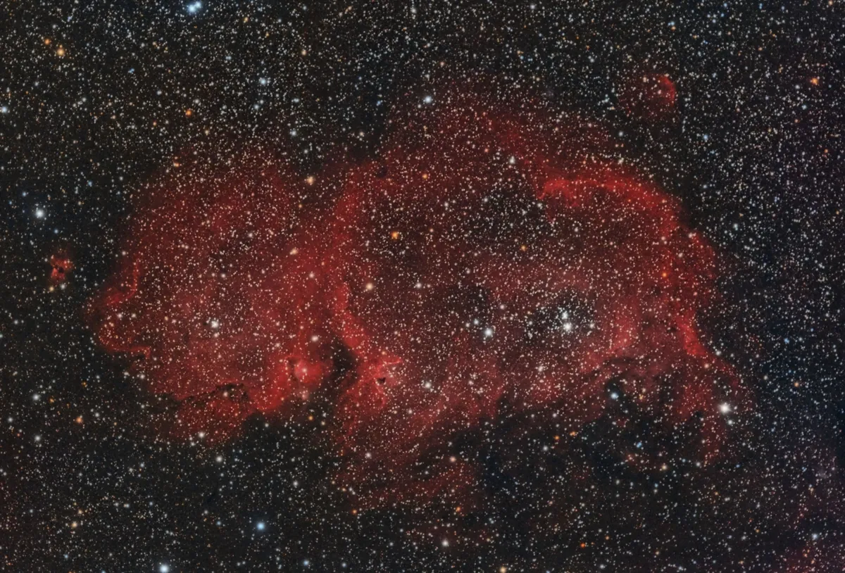 The Soul Nebula by Lee Housden, Essex, UK. Equipment: QHY10, SkyWatcher ED 80 Apo, Celestron C8.