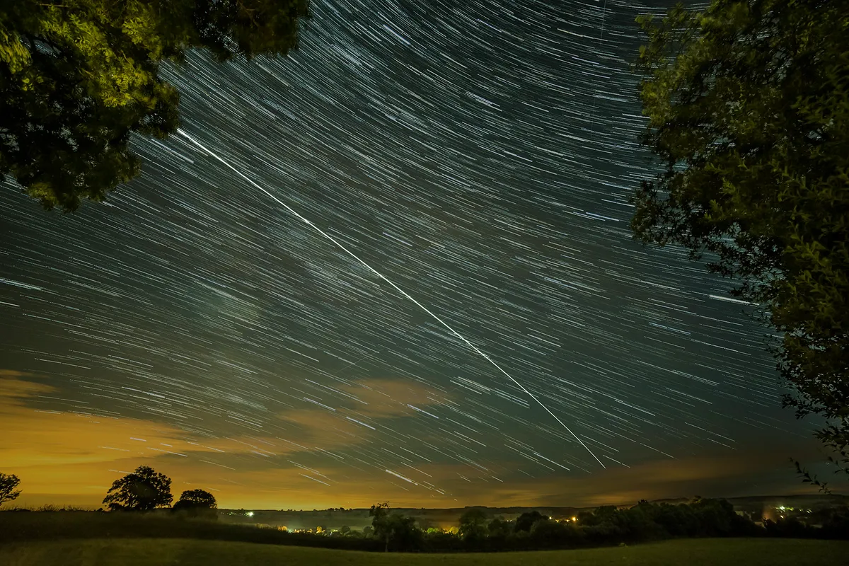 An ISS transit captured by John Short, Ravensworth, North Yorkshire, with a Sony A7s camera, Samyang 14mm f/2.8 lens. Credit: John Short