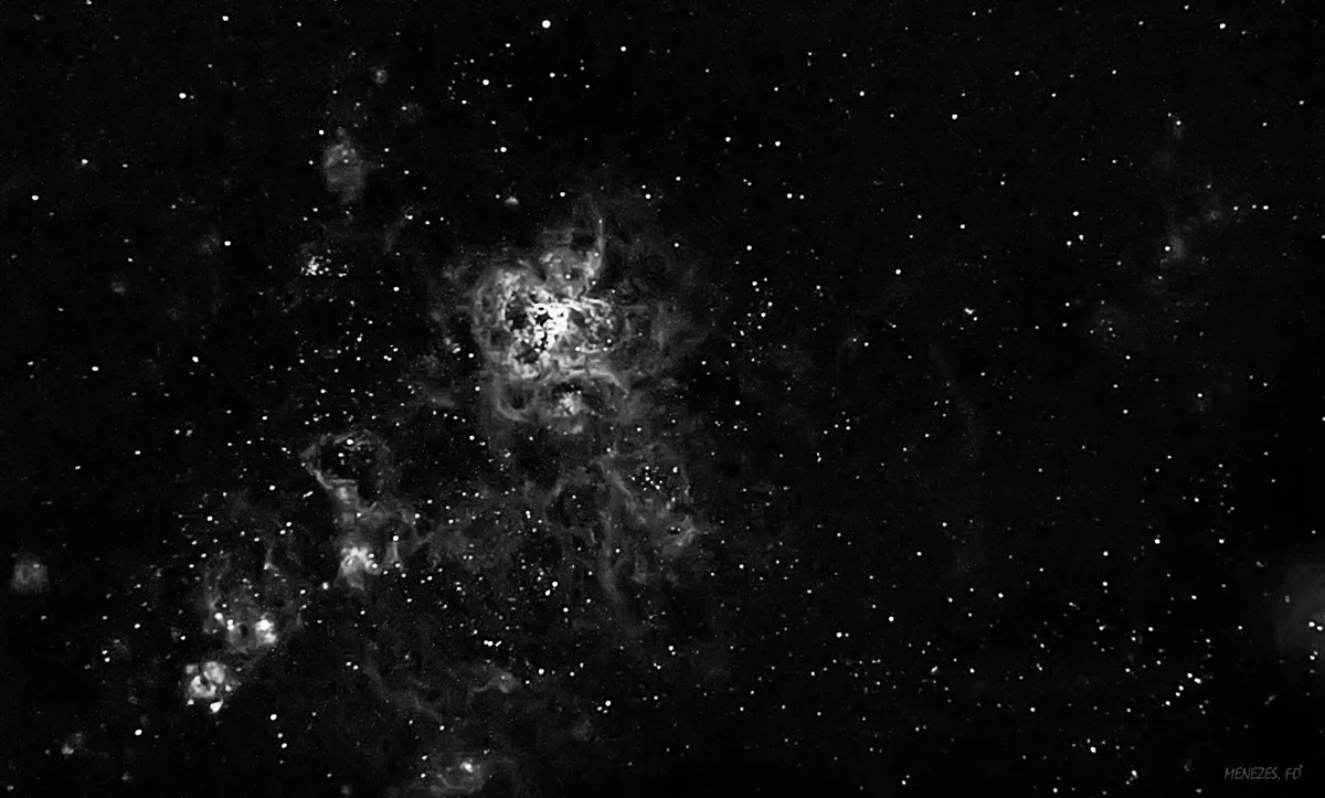 Tarantula Nebula by Fernando Oliveira De Menezes, Sao Paulo, Brazil. Equipment: TS 80mm 6 elements F4, Asi 174mm.