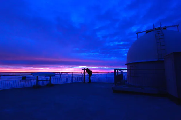 Witnessing sunrise at Pic du Midi is a real treat Credit: Gill Carter