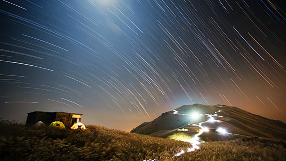 While equatorial mounts will help you take crisp nightscape images, star trails can be used to add a unique effect to astrophotos. Chap Him Wong won the 'People and Space' category in the 2015 competition with this amazing shot. Credit: Chap Him Wong