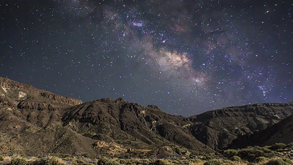 Peter Louer - Milkyway shining of the Teide National Park