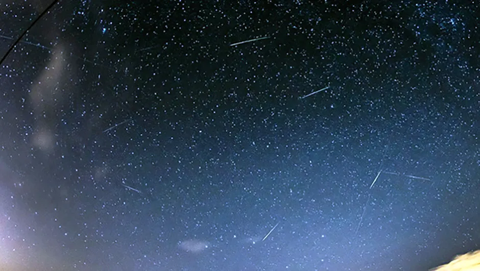 Luke Hayes captured this shot of the Perseid meteor shower from the Dengie peninsula in Essex. Luke used a Canon EOS 5D DSLR camera with a Canon 8-15mm lens. Image Credit: Luke Hayes