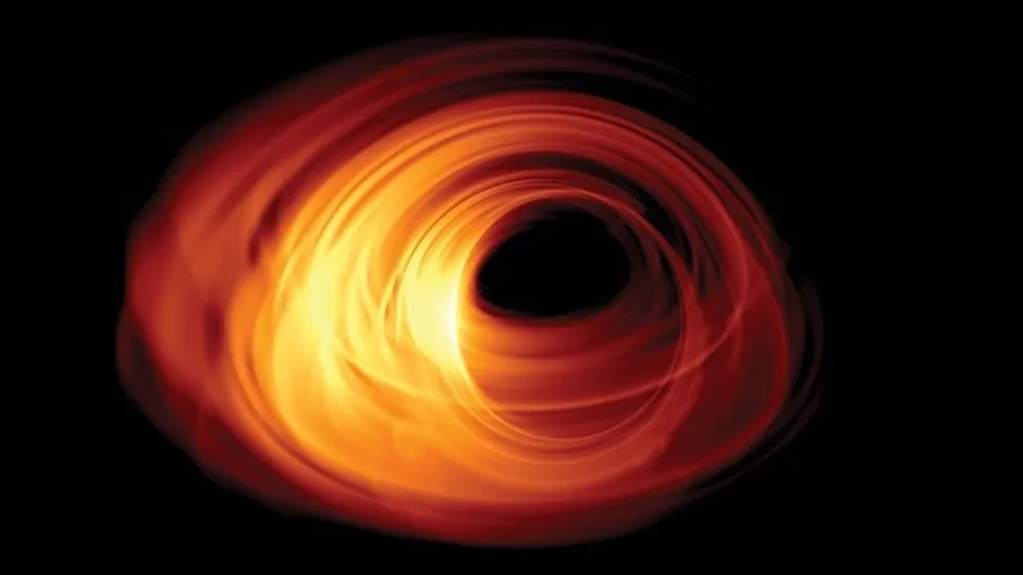 No light can escape a black hole, but it can be bent around it, which means a black hole's 